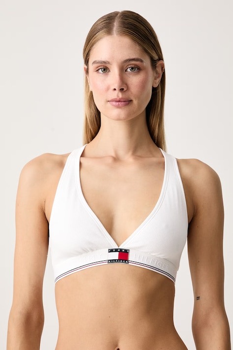 Tommy Hilfiger Σουτιέν με βαμβάκι λευκό UW0UW06700