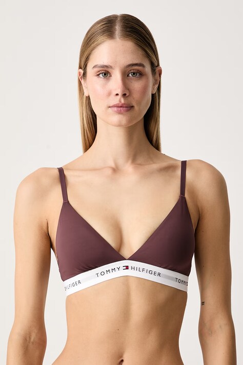 Tommy Hilfiger Σουτιέν καφέ UW0UW06637