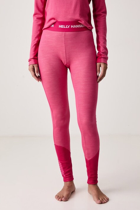 Helly Hansen Legginsy termoaktywne damskie z wełną merino LIFA MERINO różowe 49380