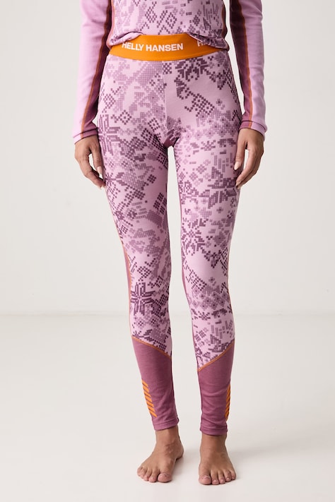 Helly Hansen Legginsy termoaktywne damskie z wełną merino LIFA MERINO różowe 49411