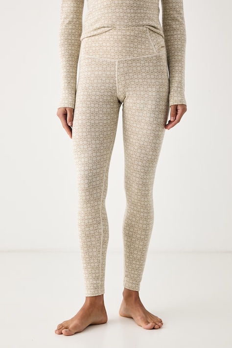Icebreaker Legginsy funkcyjne damskie z wełny merino Merino 260 Oasis beżowe IB0A57JB0NU1