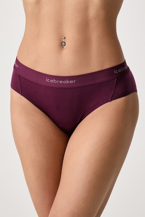 Icebreaker Figi damskie z wełną merino Merino 125 Cool-Lite fioletowe IB0A57250PB1