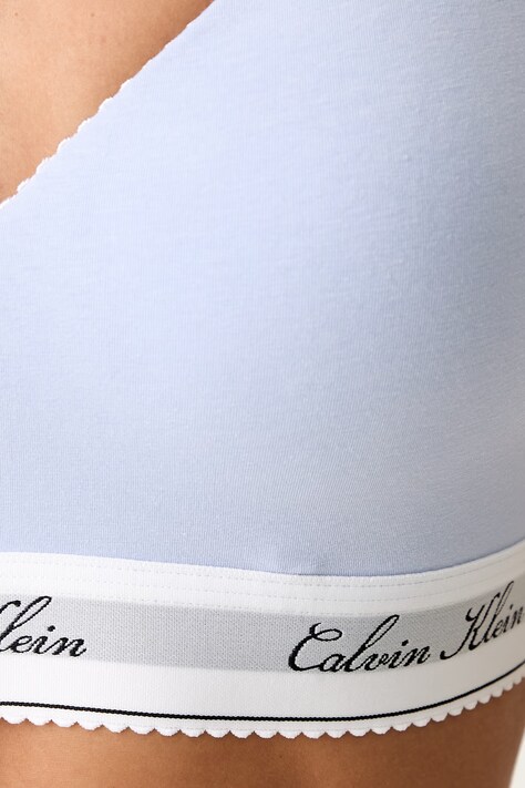 Calvin Klein Underwear Grudnjak s trokutastim košaricama plavi LV00QF9071
