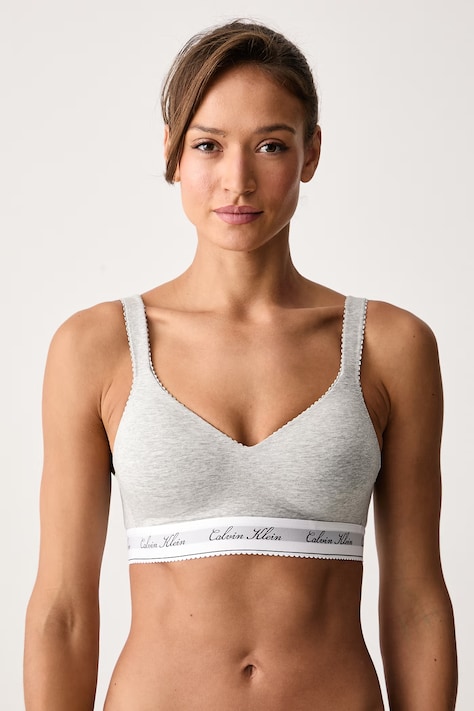 Calvin Klein Underwear Biustonosz trójkątny szary LV00QF9071