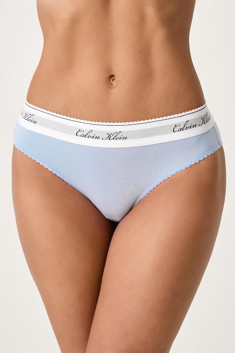 Calvin Klein Underwear Nohavičky dámske s bavlnou modré LV00QF9073