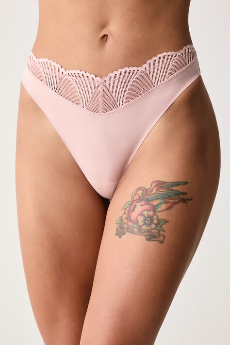 Calvin Klein Underwear Tangá dámske ružové LV00QF8968