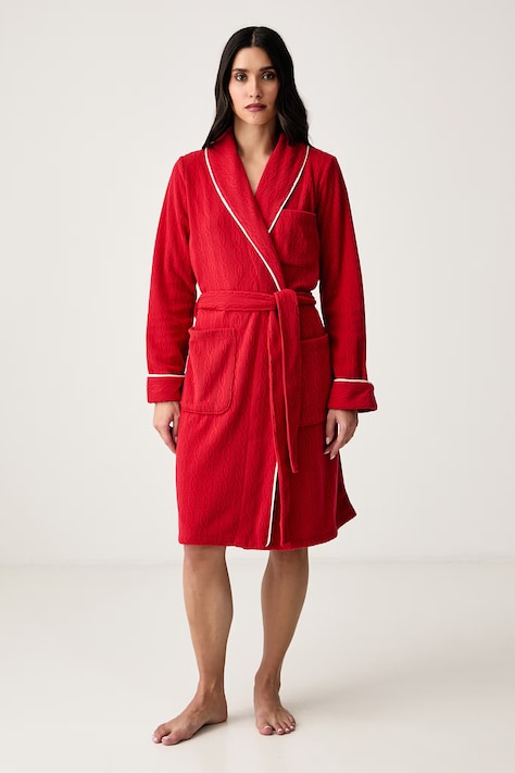 Lauren Ralph Lauren Szlafrok damski czerwony ILN02564