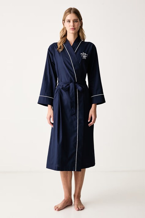 Lauren Ralph Lauren Župan dámsky bavlnený tmavomodrý ILN52545