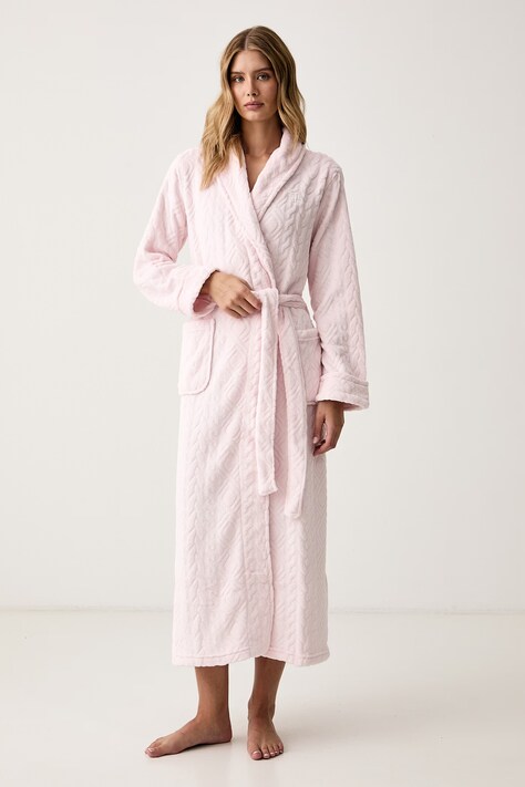Lauren Ralph Lauren Szlafrok damski różowy ILN52534