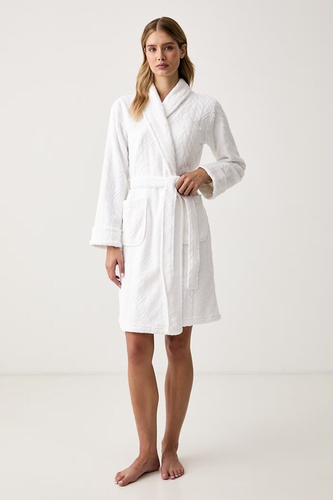 Lauren Ralph Lauren Szlafrok damski biały ILN42534