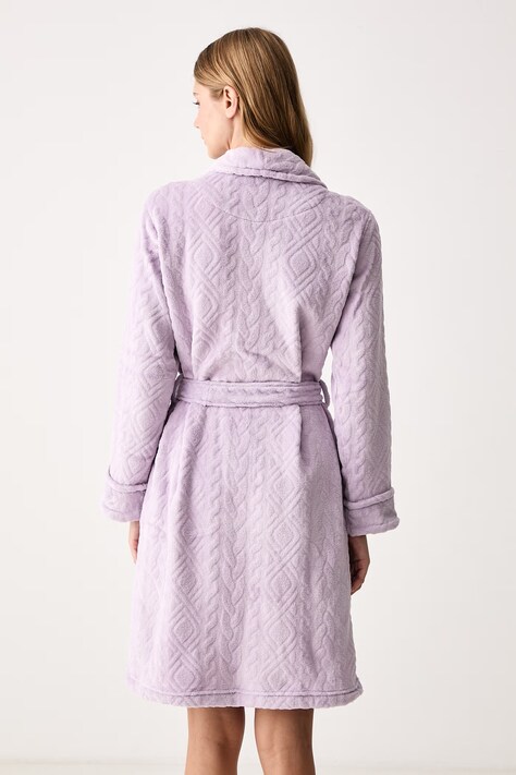 Lauren Ralph Lauren Szlafrok damski fioletowy ILN42534