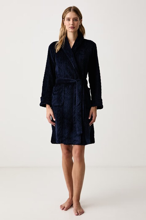 Lauren Ralph Lauren Szlafrok damski granatowy ILN42534