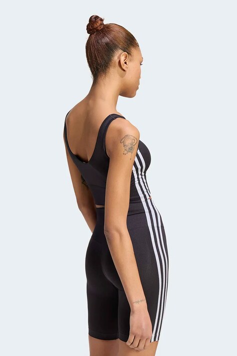 adidas Originals Biustonosz sportowy Essentials Seamless czarny KZ4109