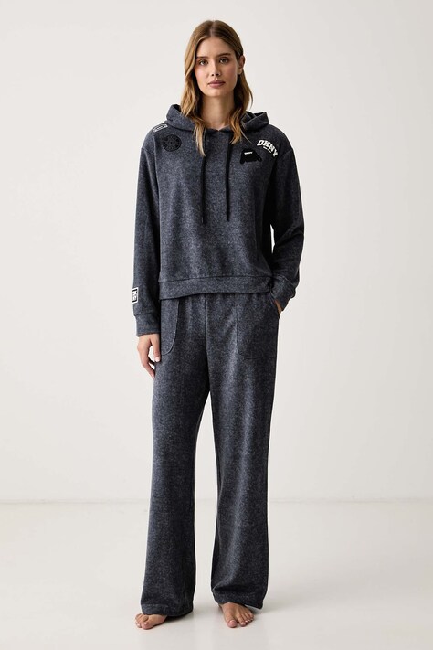 DKNY Piżama damska granatowa YI90130