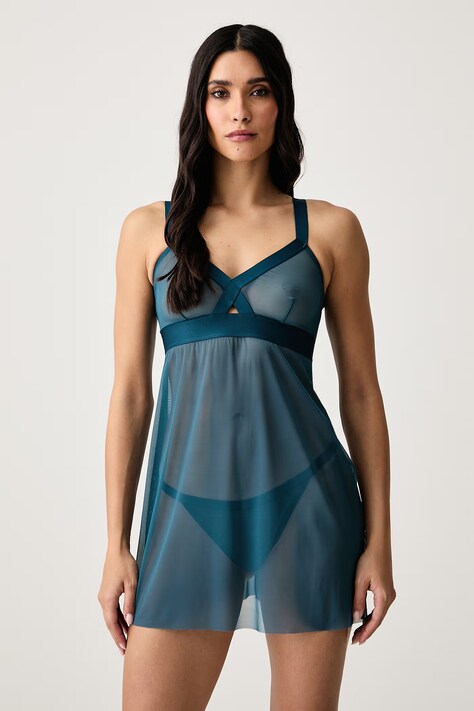 DKNY Komplet bielizny damski turkusowy DK6007