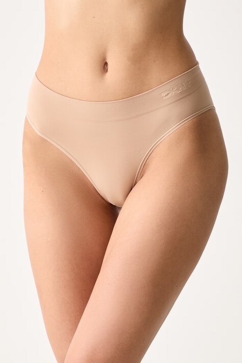 DKNY Figi damskie beżowe DK5017N