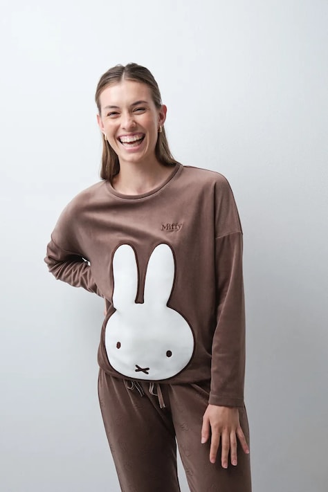 women'secret Dvodelna pižama ženska vijolična 3134086