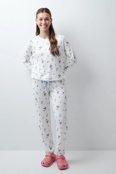 women'secret Piżama dwuczęściowa damska biała 3134127
