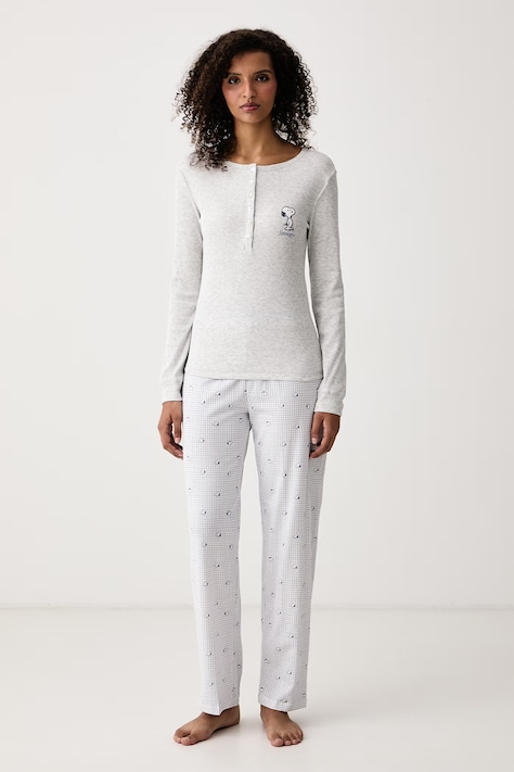 women'secret Пижама из двух частей для женщин серая 3134075