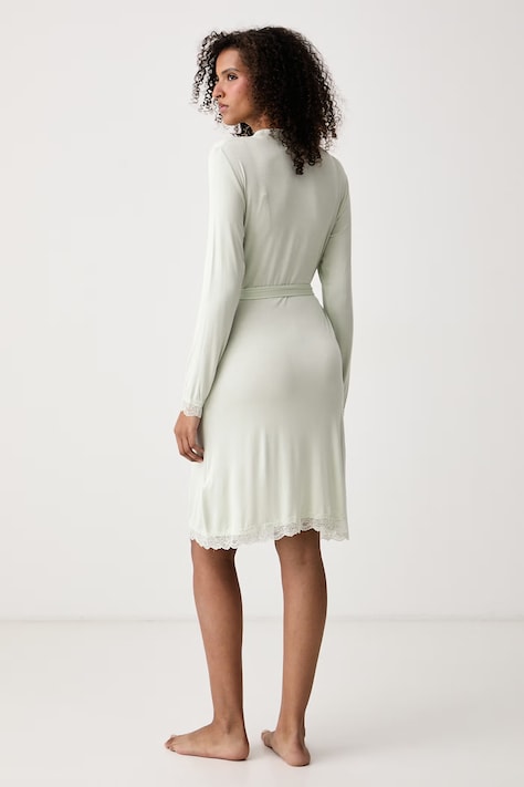 women'secret Halat de baie pentru femei cu vâscoză verde 4354031
