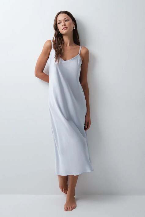 women'secret Koszula nocna damska niebieska 4364657