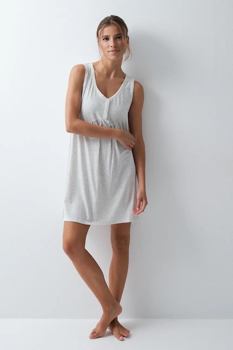 women'secret Koszula nocna damska szara 4364653