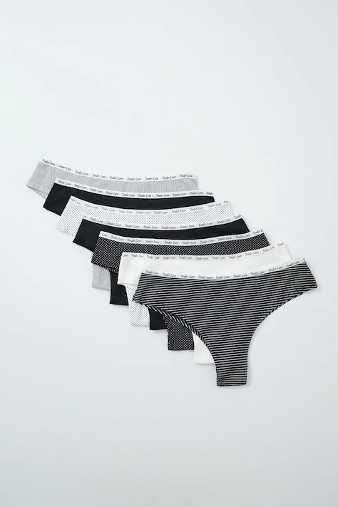 women'secret Brazyliany damskie bawełniane z elastanem 7-pack multicolor 4934583