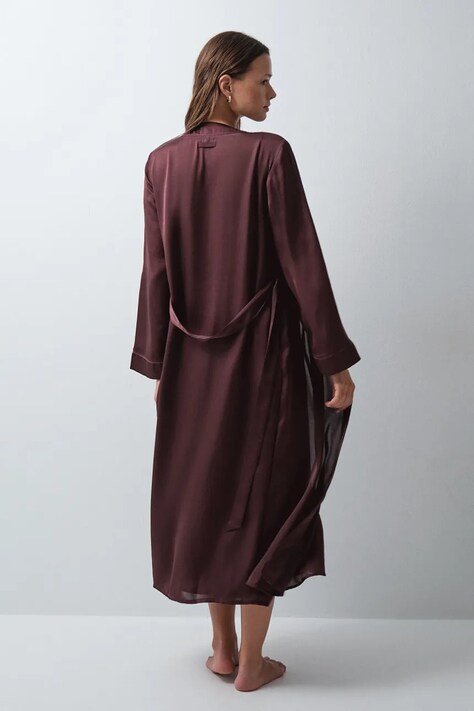 women'secret халат жіночий — AW26-BIDZ67, бордо — фото 2