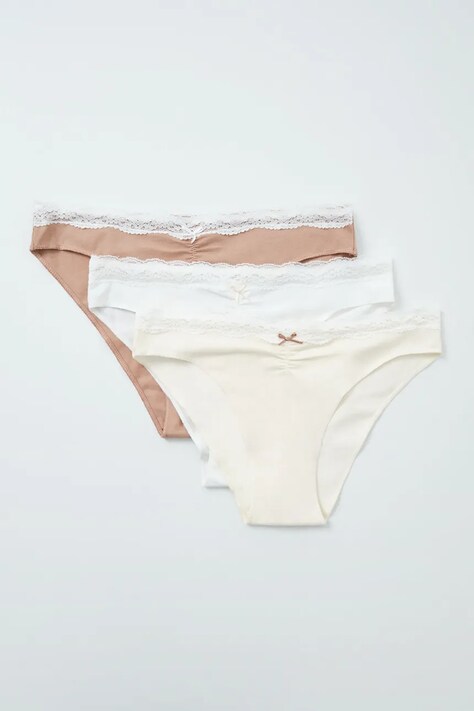 women'secret Κιλότα γυναικεία με βαμβάκι 3-pack πολύχρωμα 4934590