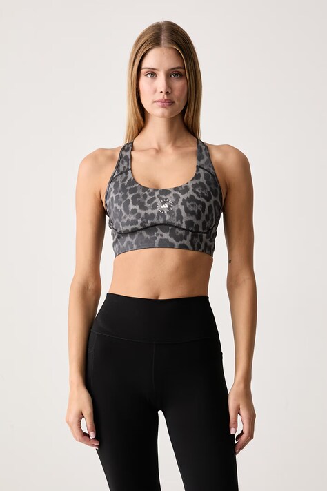 adidas by Stella McCartney Спортивний бюстгальтер сірий KG3215
