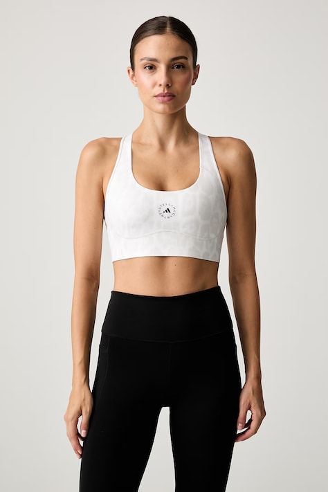adidas by Stella McCartney biustonosz sportowy beżowy KR6177