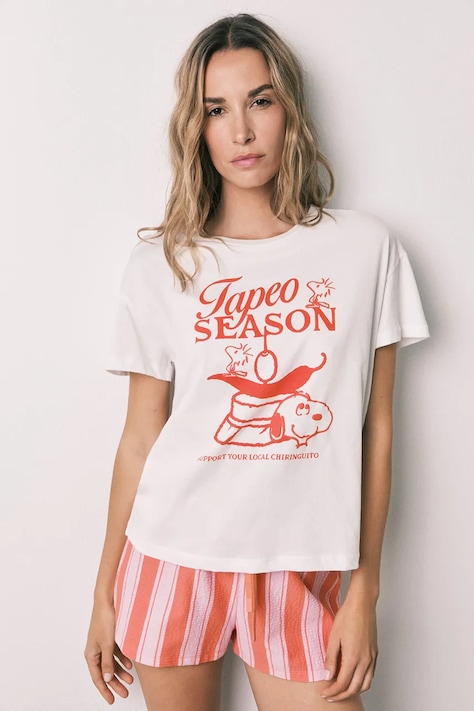 women'secret пижама для женщин из хлопка розовая 3134044