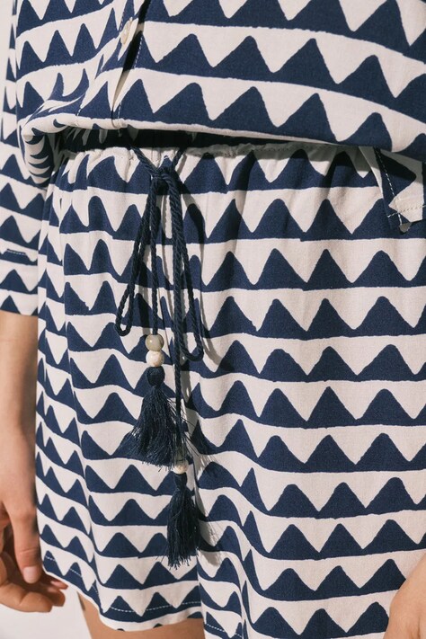 women'secret роздільна піжама жіноча віскозна — AW26-BIDZDW, темно-синій — фото 5