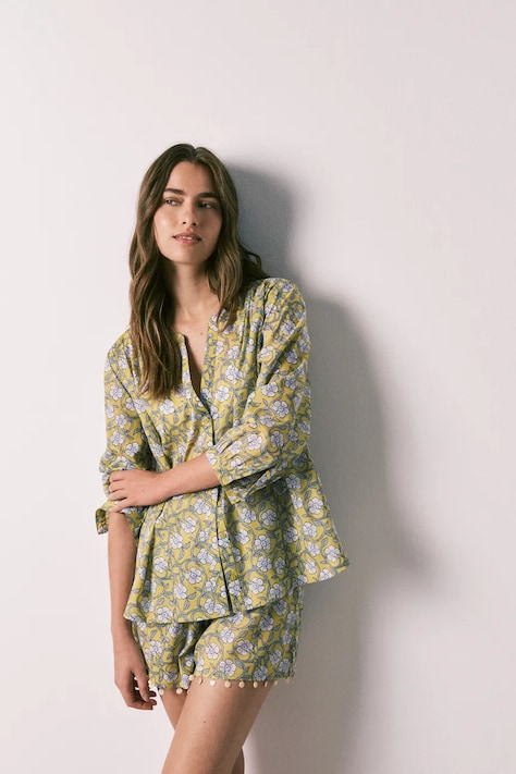 women'secret piżama damska bawełniana zielona 3594719