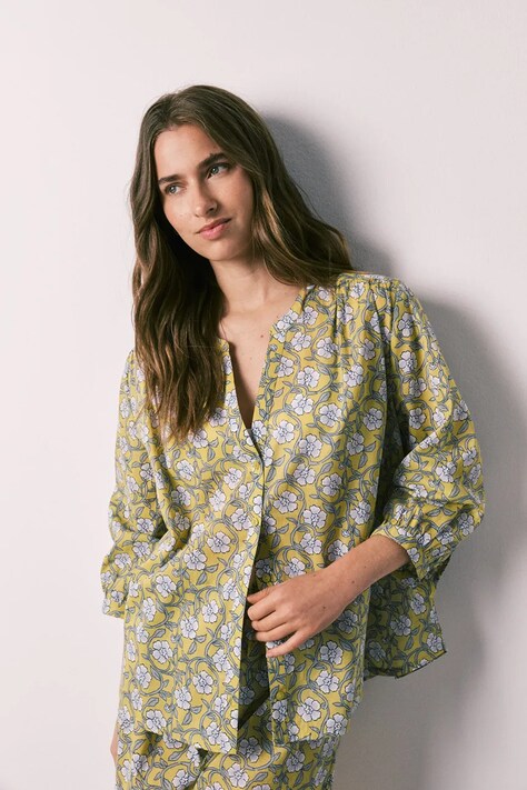 women'secret піжама жіноча бавовняна — AW26-BIDZE3, зелений — фото 4