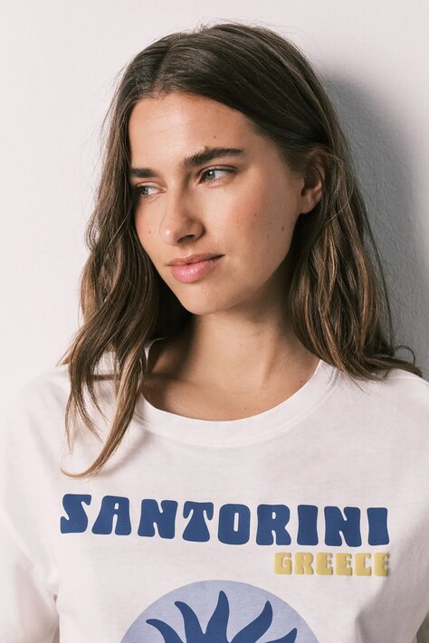 women'secret роздільна піжама жіноча бавовняна — AW26-BIDZEC, жовтий — фото 3
