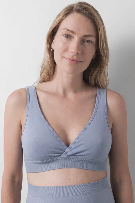 women'secret Biustonosz do karmienia niebieski 4654624