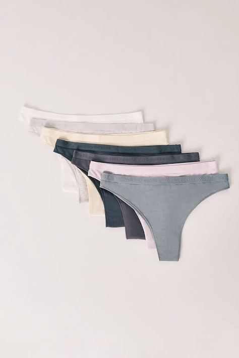 women'secret Figi damskie bawełniane z elastanem 7-pack multicolor 4934539