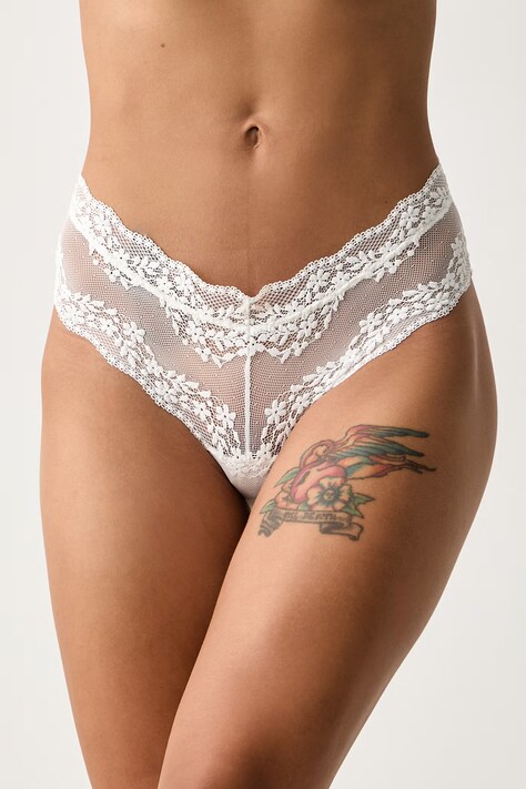 women'secret brazyliany damskie koronkowe beżowe 8324066