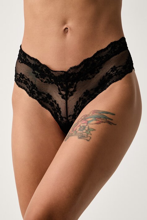 women'secret brazyliany damskie koronkowe czarne 8324065