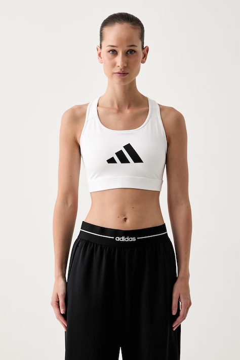 adidas Performance biustonosz sportowy PrimeliftReact biały JE3771