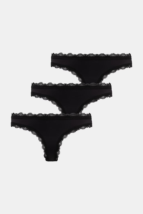 Karl Lagerfeld στρινγκ γυναικεία 3-pack μαύρα B3W47012