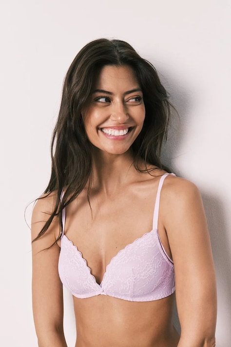 women'secret biustonosz koronkowy fioletowy 4023393