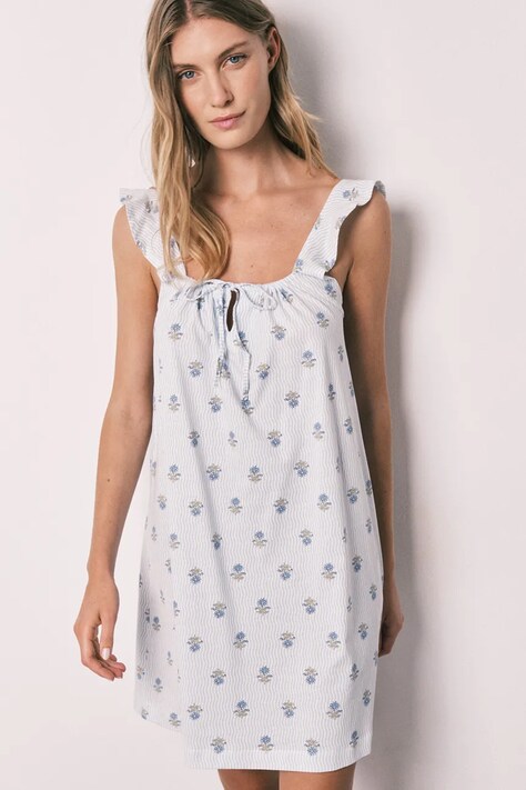 women'secret koszula nocna damska bawełniana biała 4363639