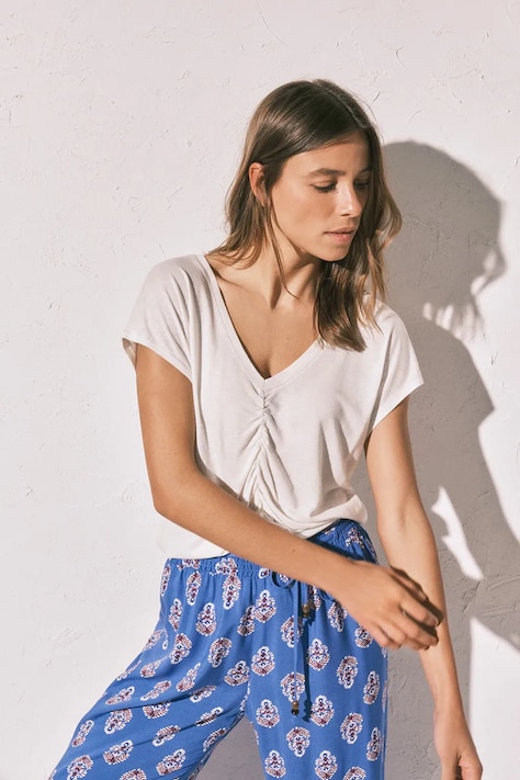 women'secret pizsama felső női viszkóz bézs 3273301