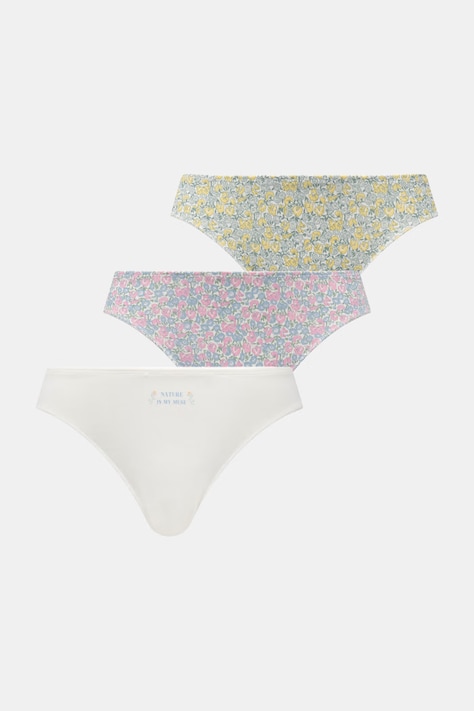 women'secret brazyliany damskie bawełniane z elastanem 3-pack multicolor 4933677