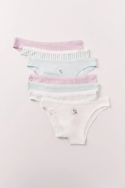 women'secret brazyliany damskie bawełniane z elastanem 7-pack multicolor 4933675