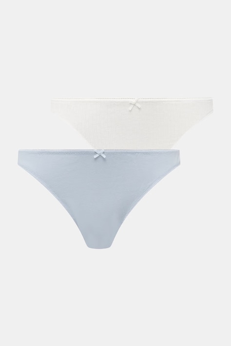 women'secret kalhotky dámské bavlněné s elastanem 2-pack vícebarevné 4633576