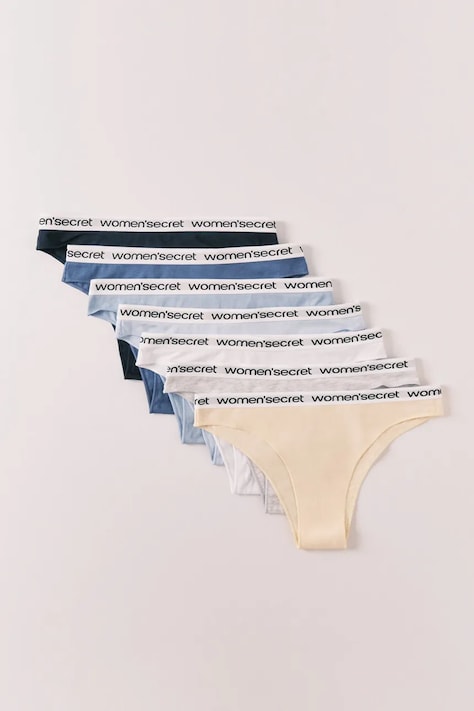 women'secret figi damskie z bawełną 7-pack multicolor 4933685