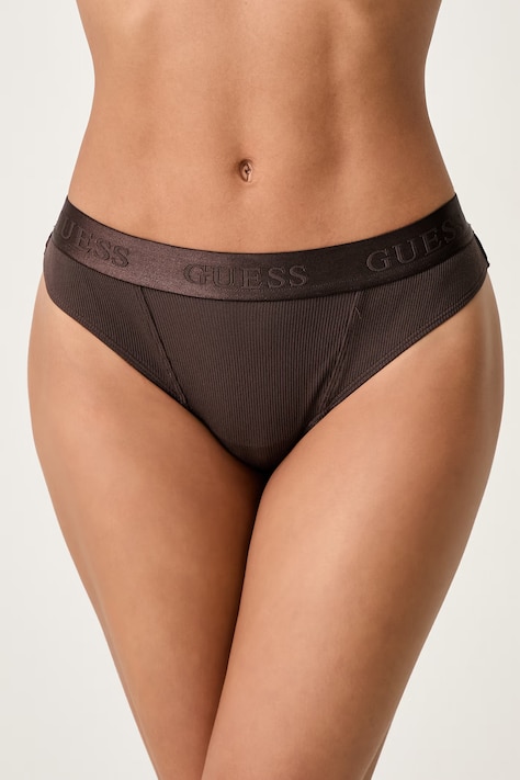 Guess Chiloți full brief pentru femei cu modal PENELOPE maro O6BE09 K4920